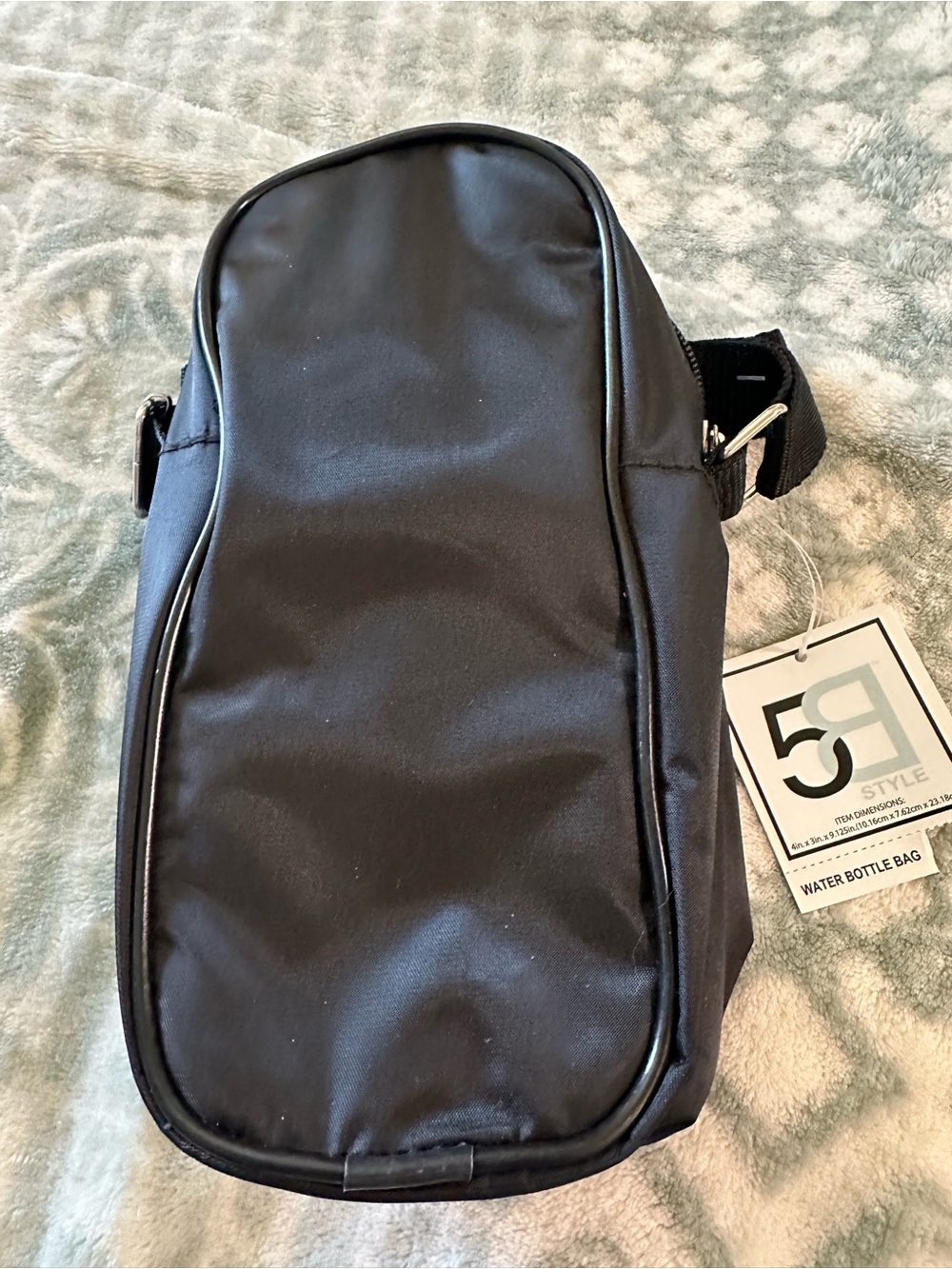 Black Water Bottle Bag